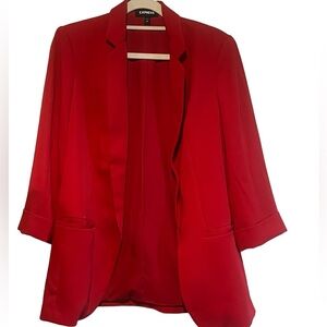 Express Red Blazer XS EUC
